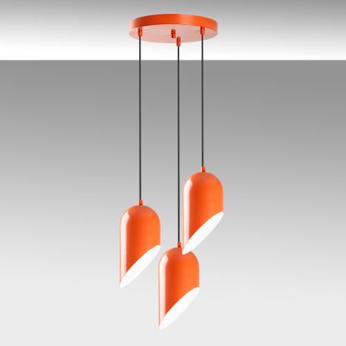 Kesik - 6176 - 3 - Orange Orange Chandelier slika 5