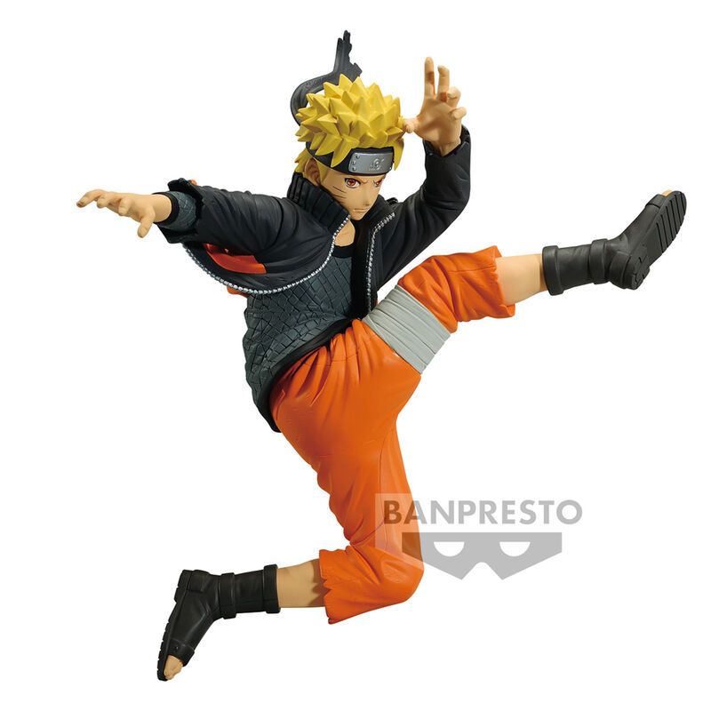 BANPRESTO Naruto Shippuden Vibration Stars Naruto Uzumaki Figura 14 cm image