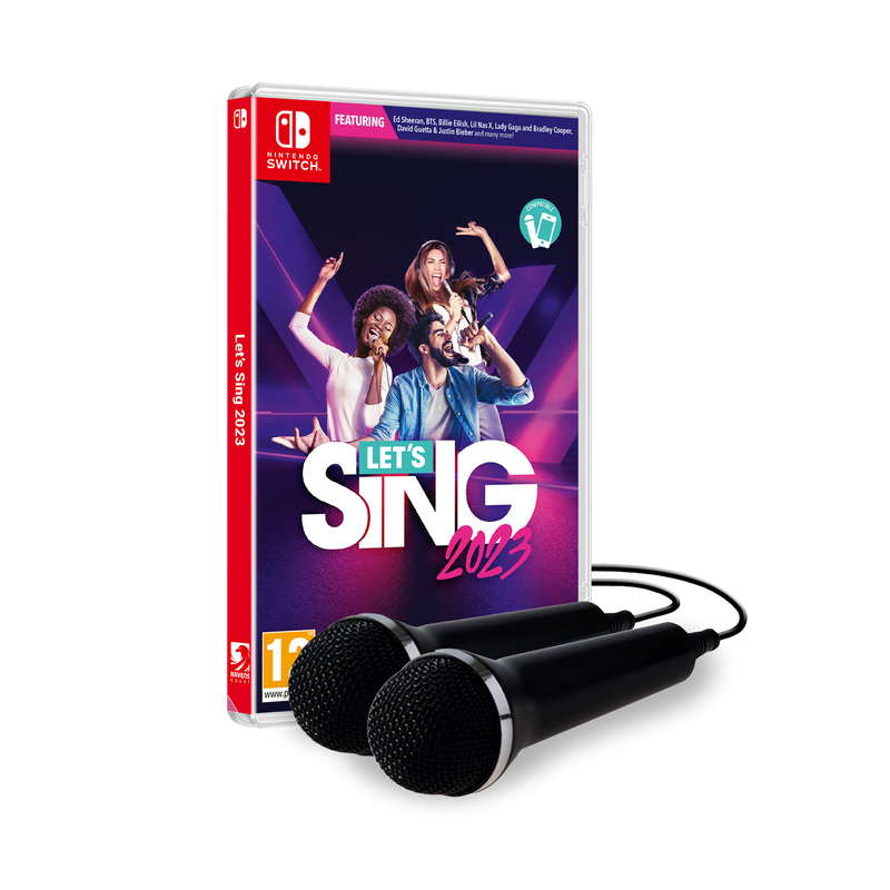 Nintendo LET’S SING 2023 – Dvostruki Mikrofon Paket (Nintendo Switch) image