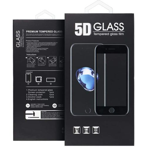 5D Full Glue Tempered Glass - za Samsung Galaxy A14 4G / A14 5G crno slika 1