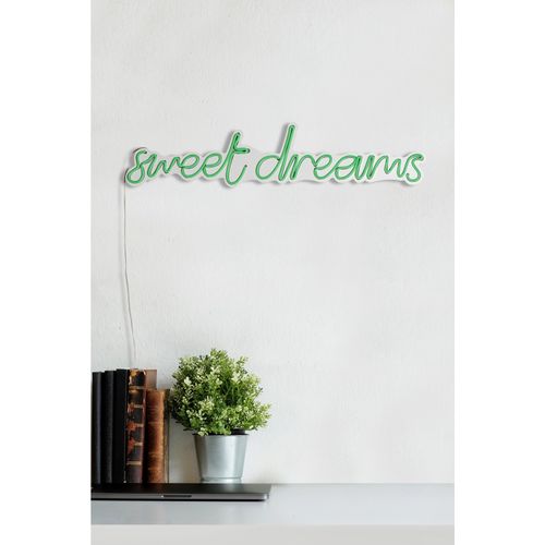 Wallity Ukrasna plastična LED rasvjeta, Sweet Dreams - Green slika 14