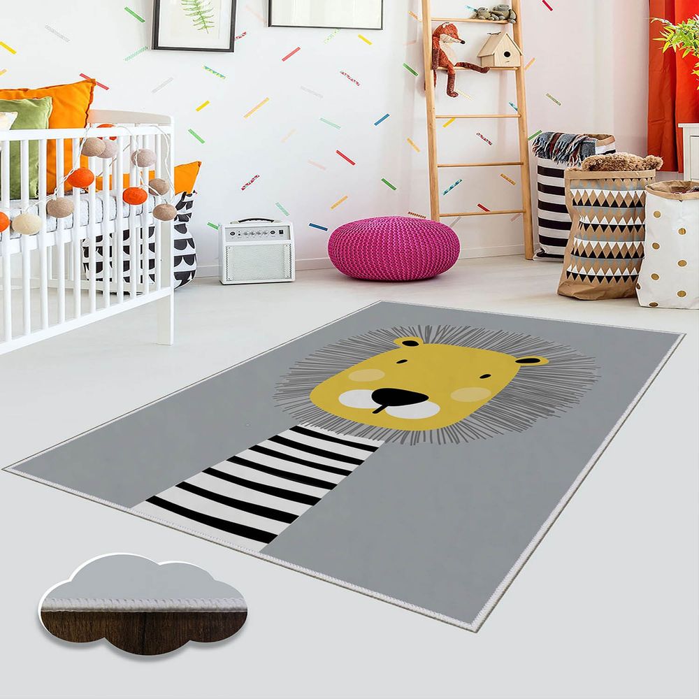 Tanka višebojna staza sa digitalnim printom LAV (100 x 200 cm) EEXFAB757 slika 1