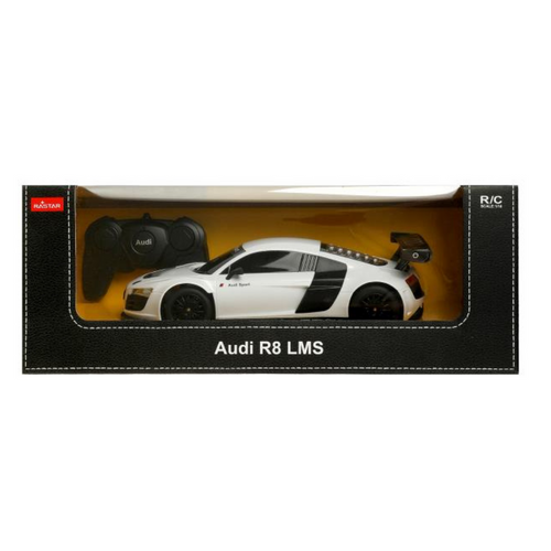 Licencirani auto na daljinsko upravljanje Audi R8 1:18 R - bijeli slika 4