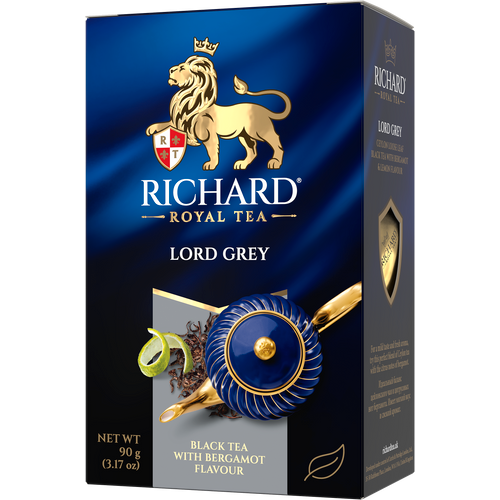 RICHARD Tea Lord Grey - Crni cejlonski čaj krupnog lista sa bergamotom i limunom, 90g rinfuz 161402 slika 2