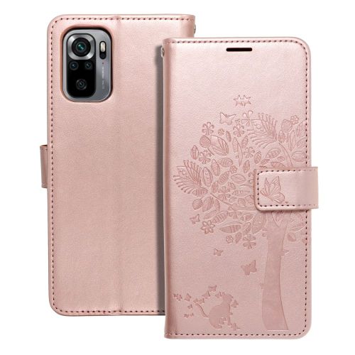 MEZZO Book case za XIAOMI Mi 11 Lite 5G / Mi 11 Lite LTE ( 4G ) / Mi 11 Lite NE tree rose gold slika 1