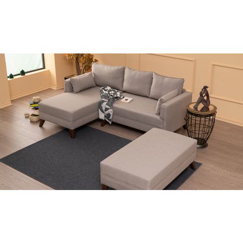 Atelier Del Sofa Bella Ugao Sofa Levo 2 - Krem Krem Ugao Sofa-Krevet slika 2