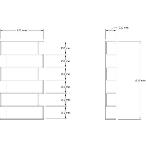 Hector - Sapphire Sapphire Bookshelf slika 3