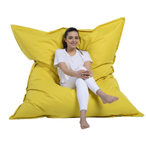 Atelier Del Sofa Giant Cushion 140x180 - Yellow Yellow Garden Bean Bag slika 1