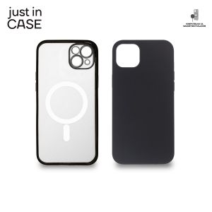 2u1 Extra case MAG MIX PLUS paket CRNI za iPhone 14 Plus