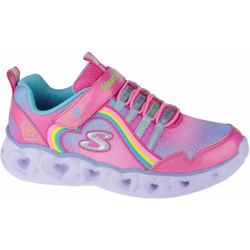 Skechers heart lights-rainbow lux dječje tenisice 302308l-pkmt slika 14