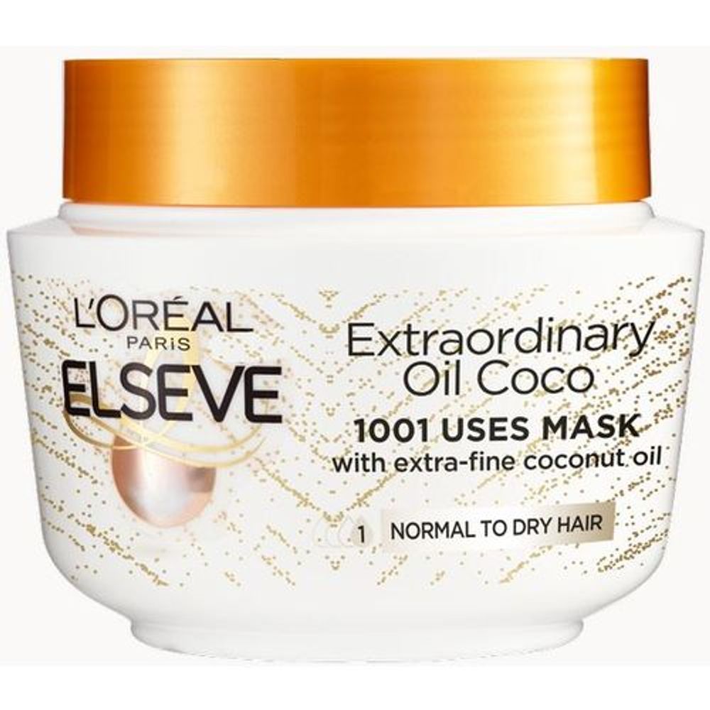 L'Oréal Paris Elseve Maska za kosu Extraordinary Oil Coco 300ml slika 1