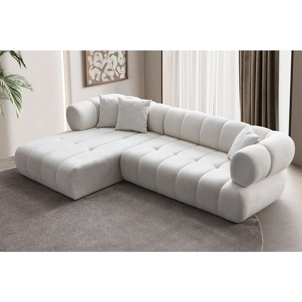 Ugaona Sofa Petra Lijeva - Bijela slika 3