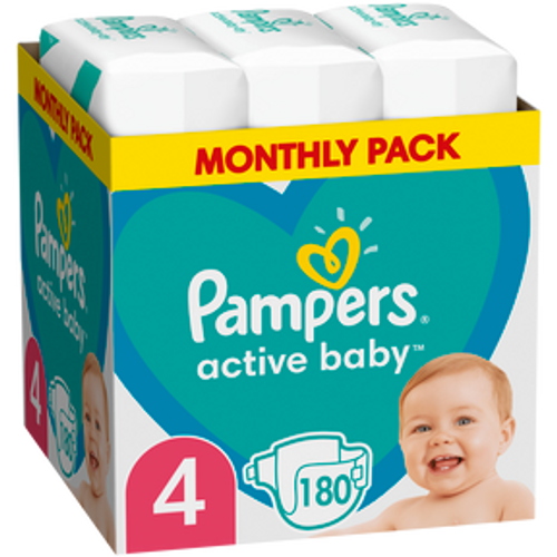 Pampers Active baby - mesečno pakovanje pelena XXL slika 3