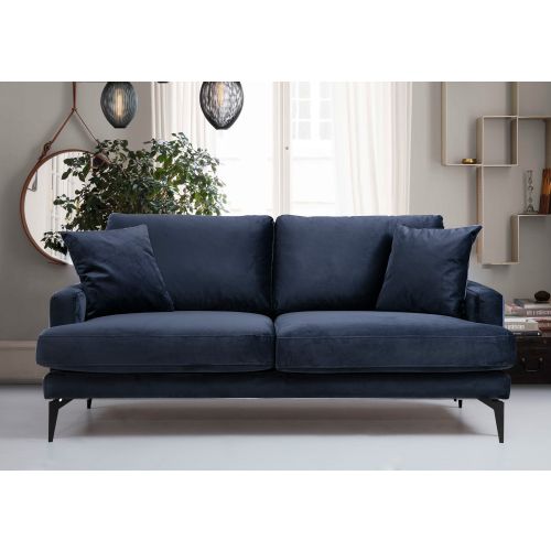 Atelier Del Sofa Papira 2 Seater - Tamnoplavi Dvosjed slika 1