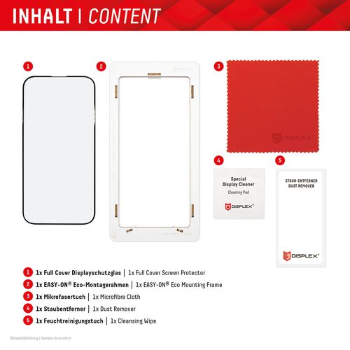 DISPLEX Zaštitno staklo Real Glass Full Cover za iPhone 15/15 Pro slika 11
