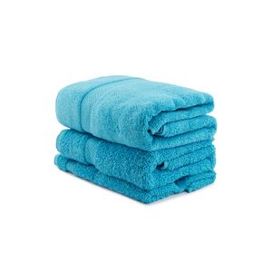 Colorful - Aqua Aqua Blue Towel Set (3 Pieces)