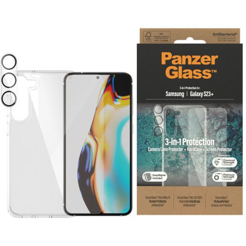 PanzerGlass Samsung Galaxy S23+ Bundle (zaštitno staklo, futrola, zaštita za kameru) slika 2