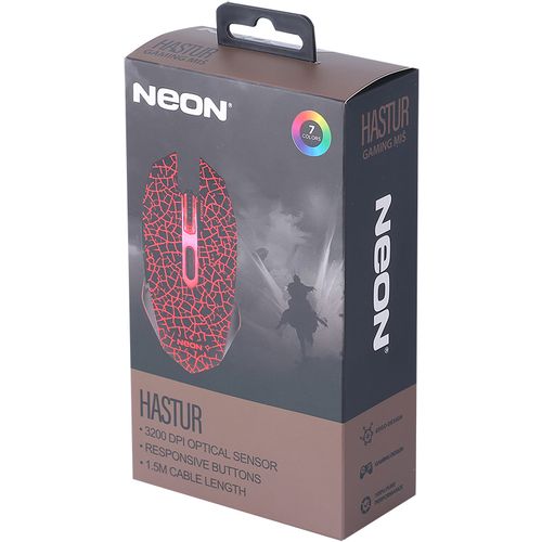 Miš NEON HASTUR, gaming, žični, 3200dpi slika 2