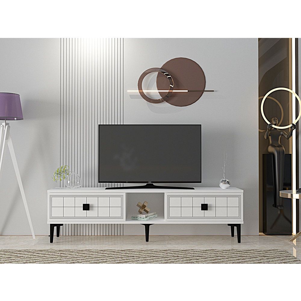 TV Stalak Yuka 150 u Bijeloj Boji slika 1