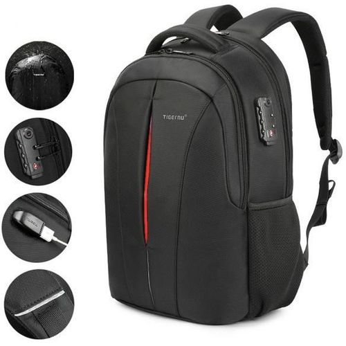 Tigernu ruksak za laptop T-B3105A, 15.6", crna-narančasta slika 2