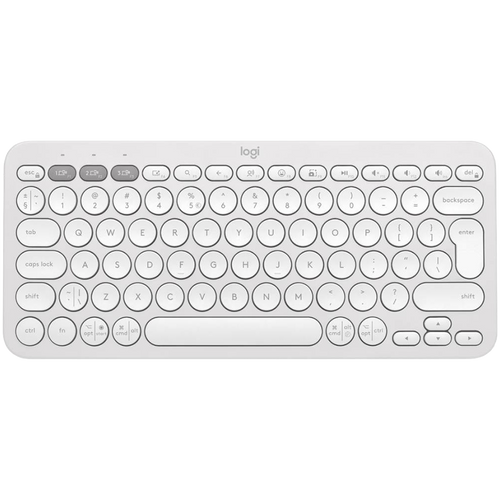 LOGITECH K380S Multi-Device Bluetooth Keyboard - TONAL WHITE - US INT'L slika 1