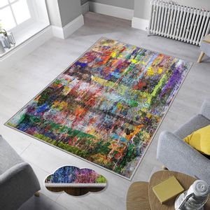 EXFAB287 Multicolor Hall Carpet (80 x 200)