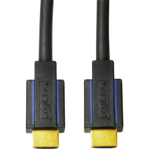 LogiLink HDMI priključni kabel HDMI A utikač, HDMI A utikač 3.00 m crna CHB005  HDMI kabel slika 4