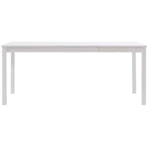 Blagavaonski stol bijeli 180 x 90 x 73 cm od borovine slika 20