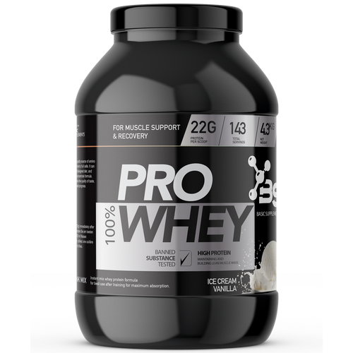 Basic Supplements Pro Whey /4300g slika 5