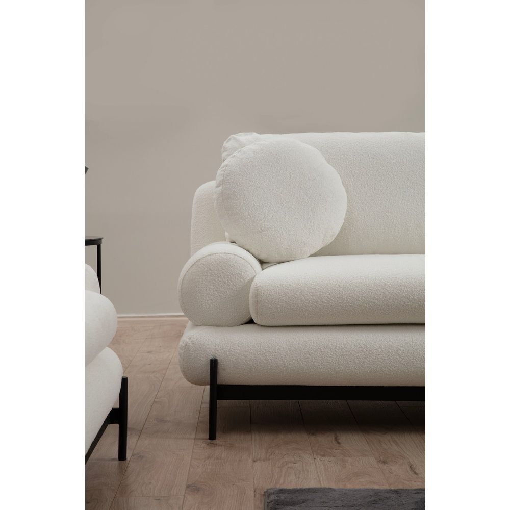Livorno - Bijela Sofa za Dva slika 4