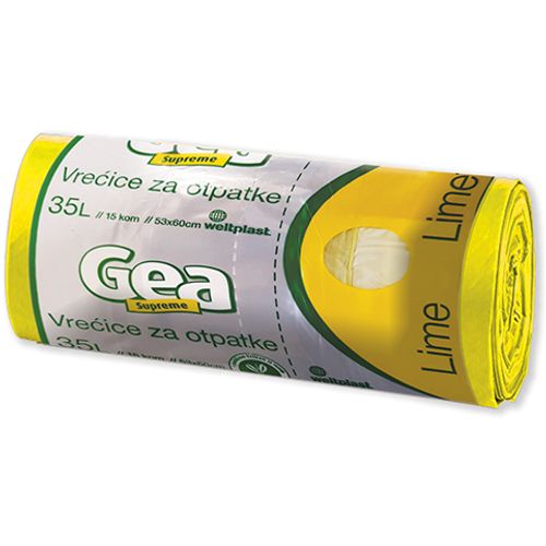 Gea Supreme mirisne vrećice za otpad limeta 35l 15/1 slika 1