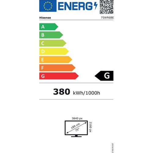 Hisense interaktivni zaslon 75WR6BE 75'' / 4K / 370 nits / 60 Hz / zaslon na dodir slika 5