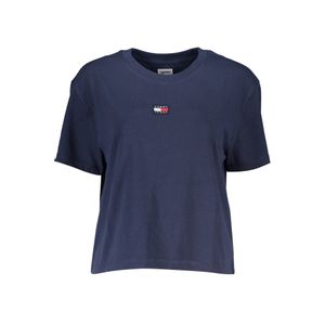 TOMMY HILFIGER WOMEN'S BLUE SHORT SLEEVE T-SHIRT