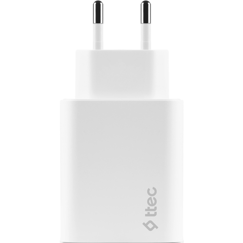 Ttec Punjač - SmartCharger Duo PD Travel Charger  USB-C+USB-A 32W White slika 4