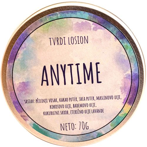 Anytime prirodni tvrdi losion 70g slika 3