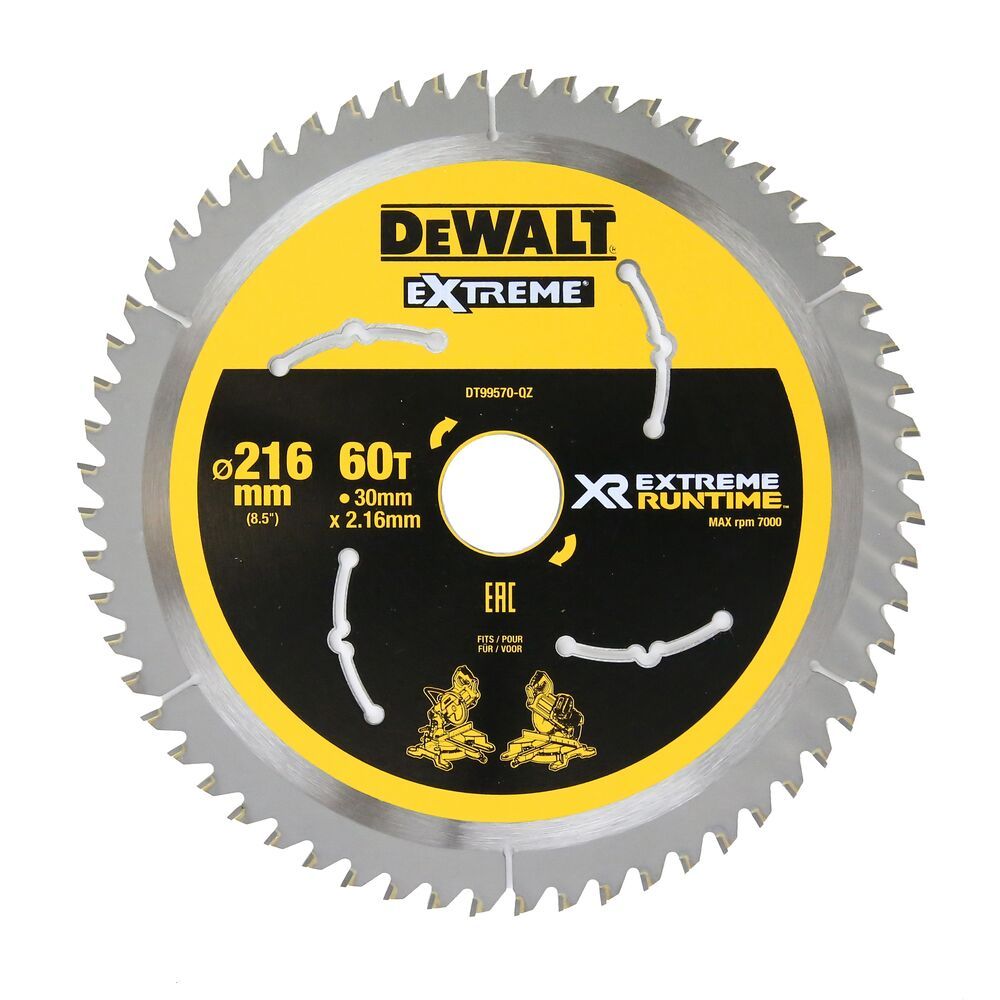 Dewalt list za poteznu pilu 216mmx30mm 60T FLEXVOLT DT99570 slika 1