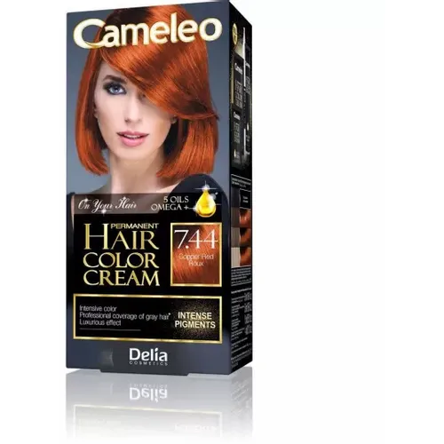 Farba za kosu Cameleo omega 5 sa dugotrajnim efektom 7.44 - DELIA slika 1