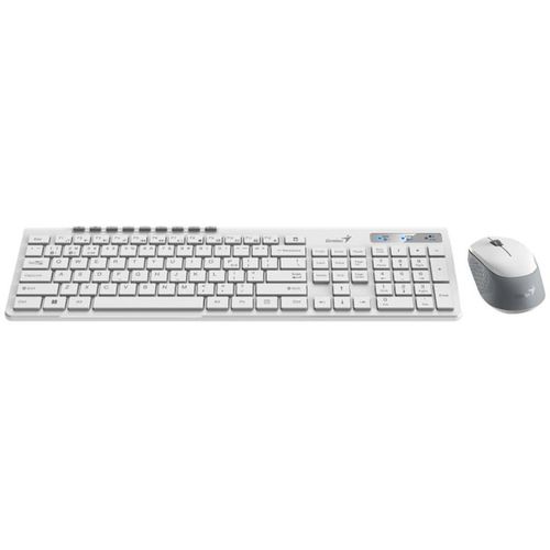 Genius SlimStar 8230 Wireless USB YU bela tastatura+ miš slika 2