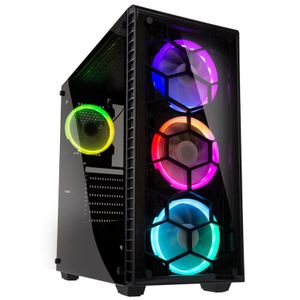 KOLINK OBSERVATORY BLACK E-ATX Kućište s RGB osvjetljenjem, crno