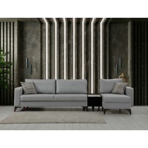 Kristal Rest Marble Set - Light Grey Light Grey Sofa Set