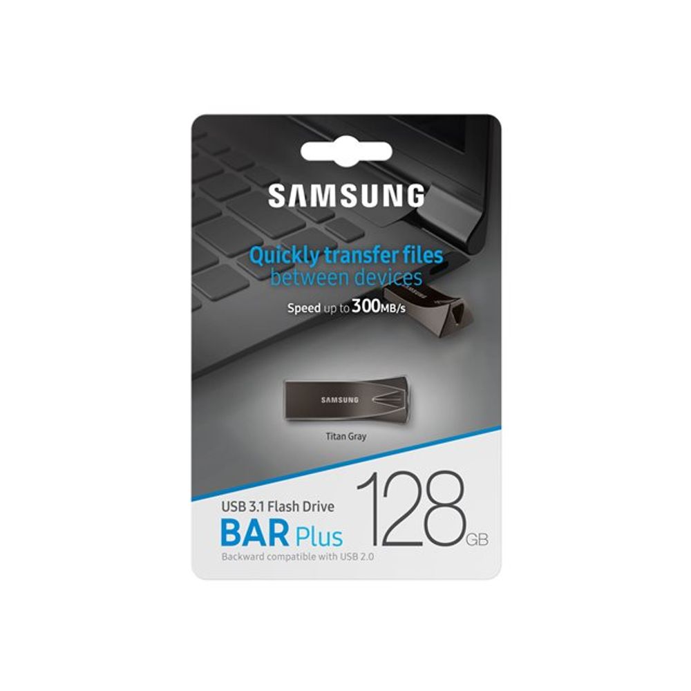 SAMSUNG BAR PLUS 128GB Titan Gray MUF-128BE4/APC slika 1