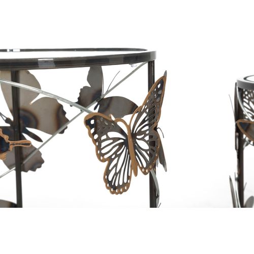 Mauro Ferretti Stol farfalle set 2kom cm 41,3x55-35x50,3 slika 3