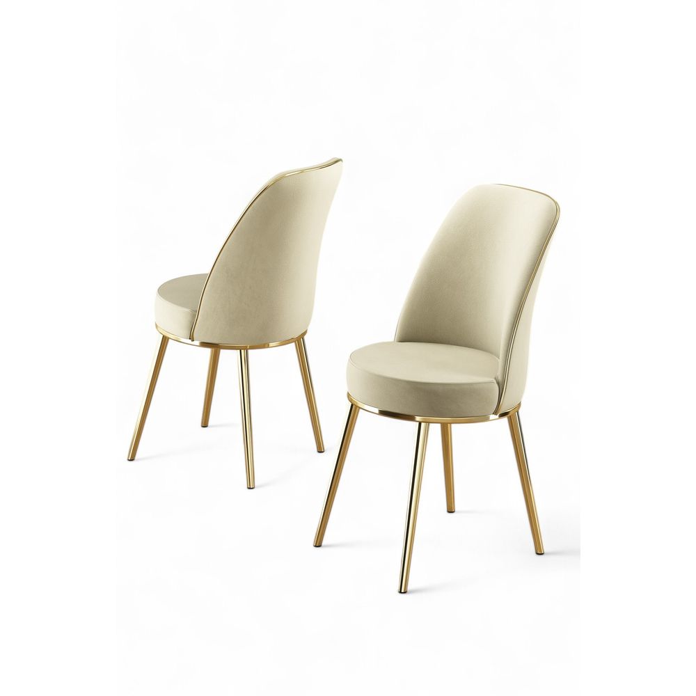 Pefa - Set stolica Gold Cream (6 komada) slika 2