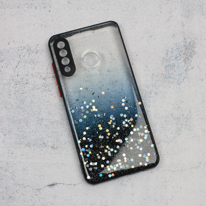 Maska Frame Glitter za Huawei P30 Lite crna