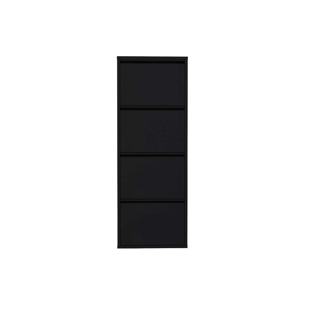 Ormar za cipele 4 komada - Crni metal slika 12