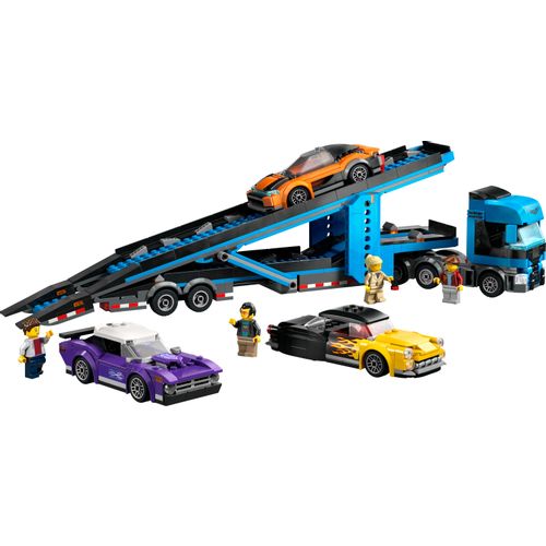 LEGO® CITY 60408 Kamion za prijevoz sportskih automobila slika 4