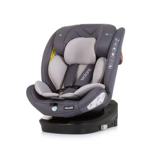 Chipolino autosjedalica I-SIZE 40-150 cm ISOFIX 360 "TOURINO" grey mix