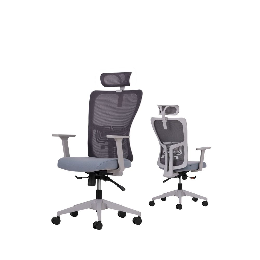 Set kancelarijskih stolica Lumbar 126 - siva boja (2 komada) slika 2
