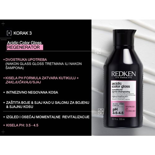 Redken Acidic Color Gloss regenerator 300ml slika 2