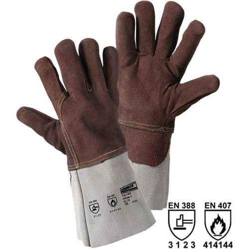 L+D worky SABATO 1807 split koža zaštitne rukavice Veličina (Rukavice): univerzalna veličina EN 388, EN 407 CAT III 1 Par slika 1